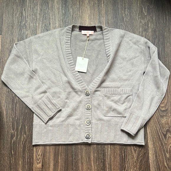 Lisa Todd PILLOW TALK Cardigan in Dove - Picture 2 of 5